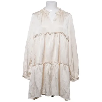 Klänning (Beige) från Visual Clothing Project Polyester, Viskos
