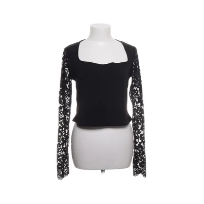 Crop top (Zwart) van Nelly Elastaan, Polyamide, Polyester