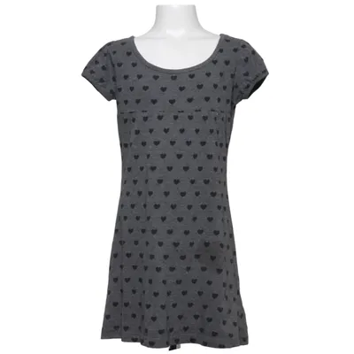 Kjole (Grå, Sort) fra H&M Young Bomuld, Polyester