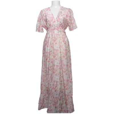 Maxi jurk (Wit, Roze, Oranje) van Emma & Ashley