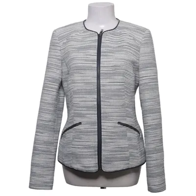 Blazer (White, Black) from DiKa Acrylic, Cotton, Polyester