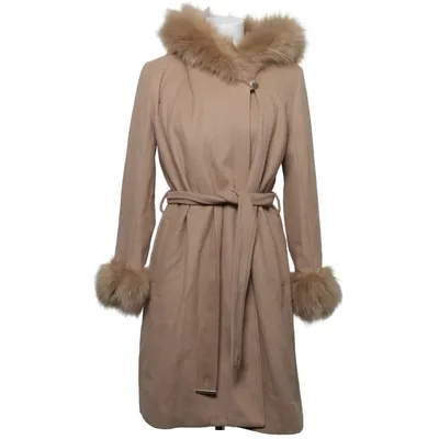 Vinterkappa (Beige) från Chiara Forthi Akryl, Polyester, Ull