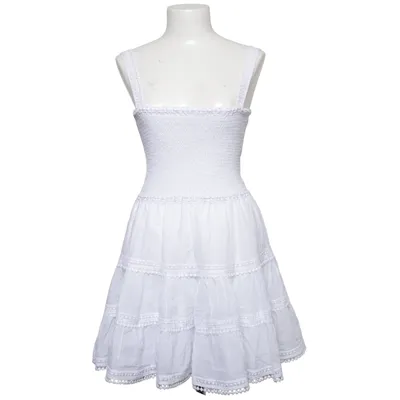 Kjole (Hvid) fra Charo Ruiz Bomuld, Polyester