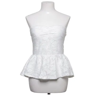 Tube top (Wit) van Gina Tricot Elastaan, Polyester