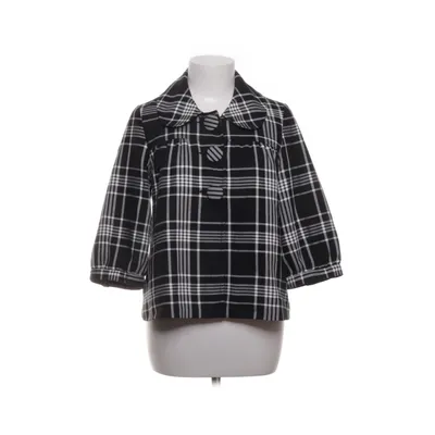 Blazer (Black, White) from Eve Cotton, Polyester