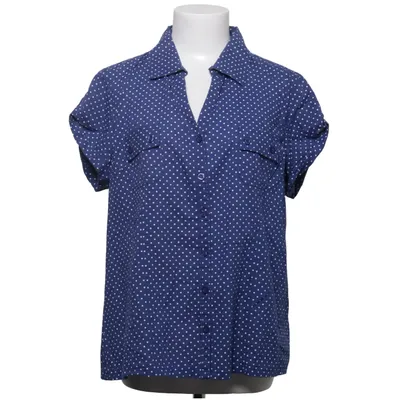 Kortärmad skjorta (Blå, Vit) från Cappuccini Bomull