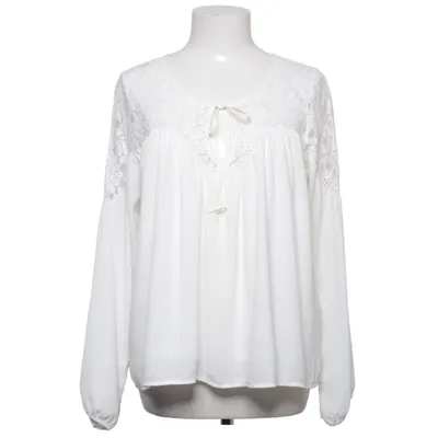 Blouse (Blanc) de Abercrombie & Fitch Coton, Polyamide, Polyester