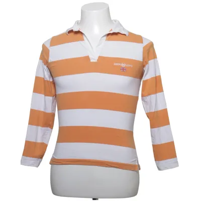 Rugbytröja (Orange, Vit) från Henri Lloyd Bomull, Elastan