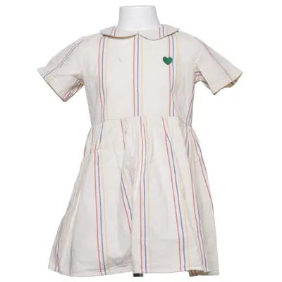 Kjole (Hvid, Flerfarvet) fra Mini Rodini Bomuld, Linned