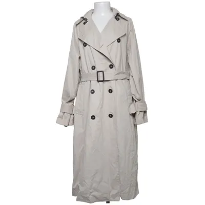 Trench coat (Beige) from Zara Cotton, Polyamide, Polyester