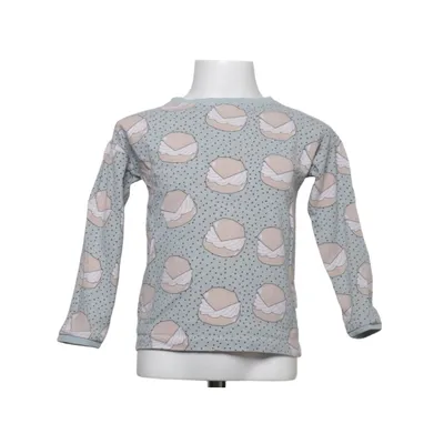 Långärmad t-shirt (Blå, Beige) från Lilla Busfrö