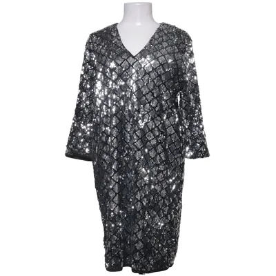 Cocktail dress (Black, Silver) from Ichi Elastane, Polyester