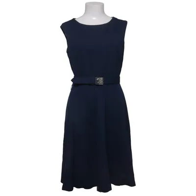 Kjole (Blå) fra Lauren Ralph Lauren Elastan, Polyamid, Polyester, Viscose