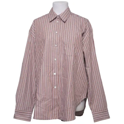 Shirt (Bruin, Wit) van Arket Katoen