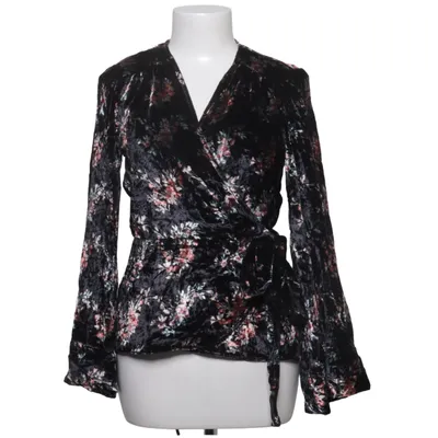 Wickelbluse (Schwarz, Mehrfarbig) von Zara Trafaluc Collection Polyamid, Viskose