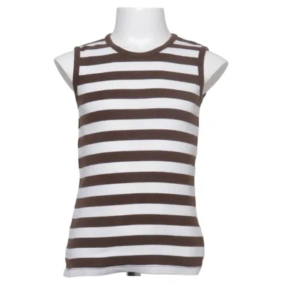 Débardeur (Marron, Blanc) de Katvig Coton biologique