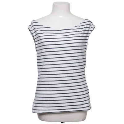 T-shirt (Wit, Blauw) van EDC by ESPRIT Katoen, Elastaan