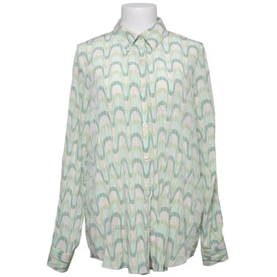 Blouse (Green, White, Multicolored) from Cotton On Polyester, Viscose