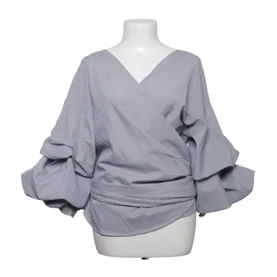 Blouse portefeuille (Noir, Blanc) de Almatrichi Polyester