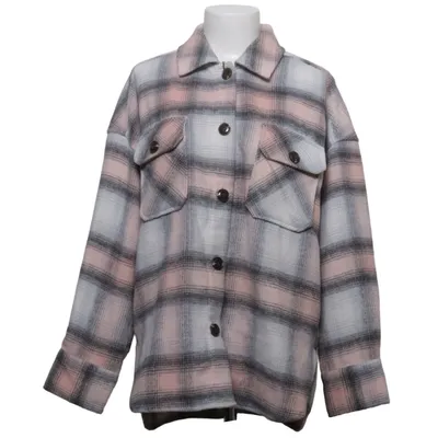 Oberhemd (Pink, Grau, Weiß) von Fire & Glory Polyester