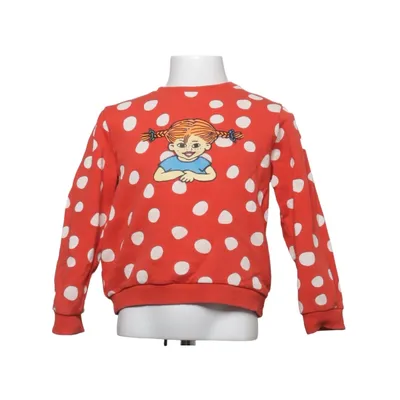 Sweatshirt (Rød, Hvid) fra Pippi Långstrump Bomuld