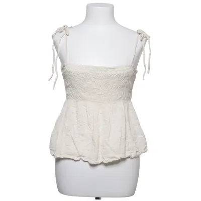 Topp (Beige) från Zara Bomull, Elastan, Linne, Viskos