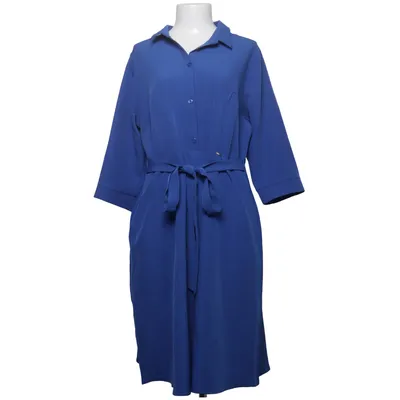 Skjortekjole (Blå) fra Numoco Elastan, Polyester