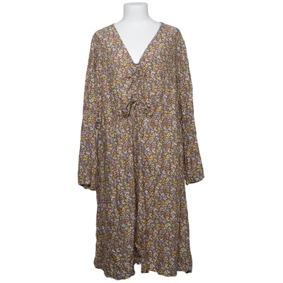 Jurk (Bruin, Geel, Meerkleurig) van Up2Fashion Viscose