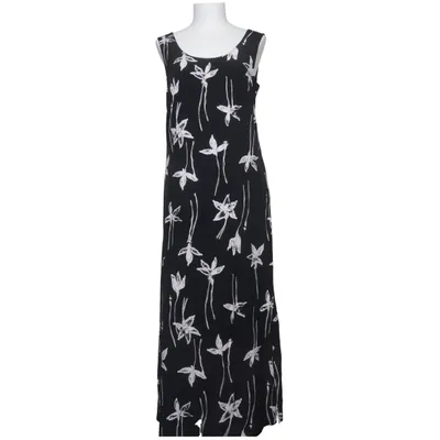Robe longue (Noir, Blanc) de Aust Viscose