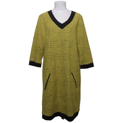 Kjole (Gul, Sort) fra Handberg Elastan, Polyester, Viscose