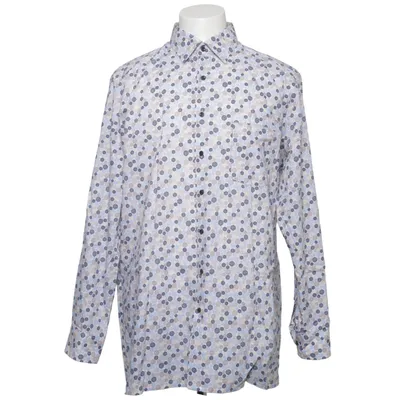 Shirt (White, Multicolored) from Marvelis Cotton