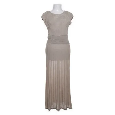 Maxikjole (Beige) fra Mango Polyamid, Polyester, Viscose