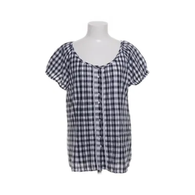 Korte mouwen shirt (Blauw, Wit) van Isolde Katoen