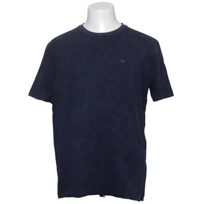 T-shirt (Blauw) van Scotch & Soda Katoen, Elastaan
