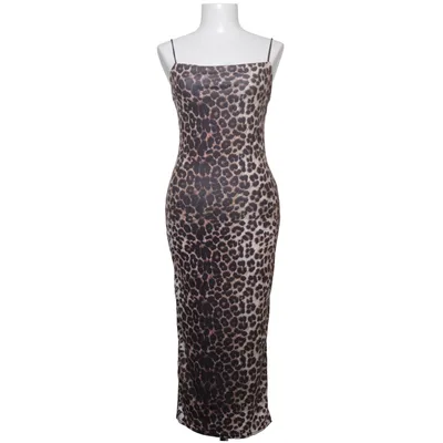 Maxikleid (Braun, Schwarz, Weiß) von Missi London Elasthan, Polyester