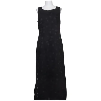 Robe longue (Noir) de Aust Coton, Polyester