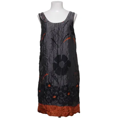 Dress (Gray, Orange, Multicolored) from Un Deux Trois Silk