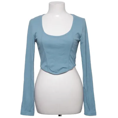 Crop top (Rib Corset Top) de NLY Trend Coton, Élasthane, Polyester
