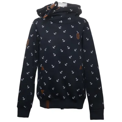 Sweat à capuche (Noir, Blanc) de Vinte Coton, Polyester
