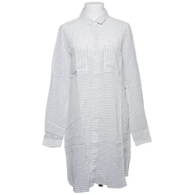 Robe chemise (Blanc, Bleu) de Mango Suit