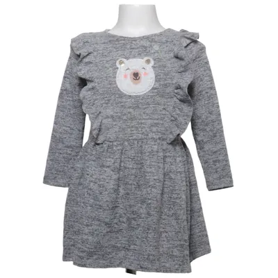 Robe (Gris) de Happy Girls Club Élasthane, Polyester