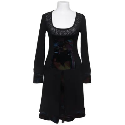 Jurk (Zwart, Meerkleurig) van Save the Queen Elastaan, Viscose, Wol
