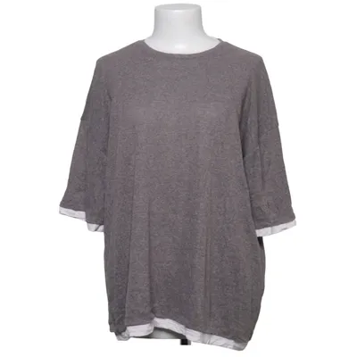 T-shirt (Grijs, Wit) van My Jewellery Elastaan, Organisch katoen, Gerecycled polyester, Viscose