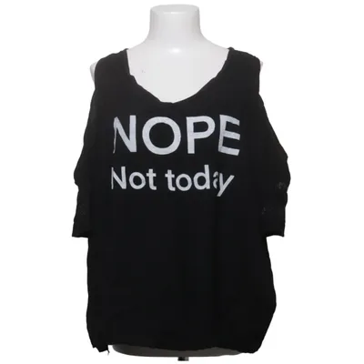 Top (Zwart) van Made in italy Viscose