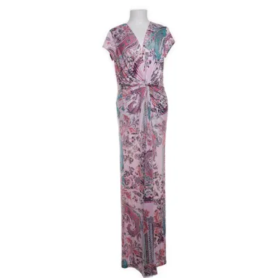 Maxi dress (Pink, Multicolored) from Ilse Jacobsen Elastane, Polyester