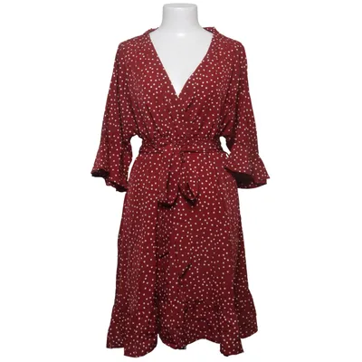 Wrap dress (Red, White) from Yoins Elastane, Polyester