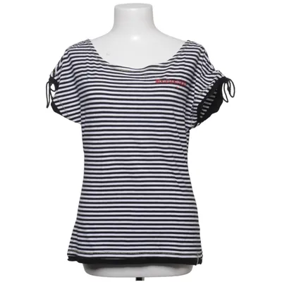 T-shirt (Sort, Hvid) fra Kangaroos Elastan, Viscose