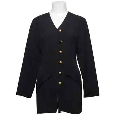 Skjortklänning (Svart) från Lindex Polyester, Viskos