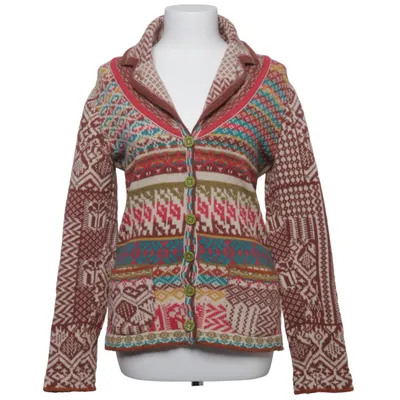 Cardigan (Bruin, Meerkleurig) van IVKO Nylon, Wol