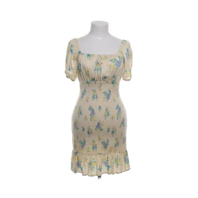 Klänning (Beige, Blå, Gul) från Bik Bok Viskos